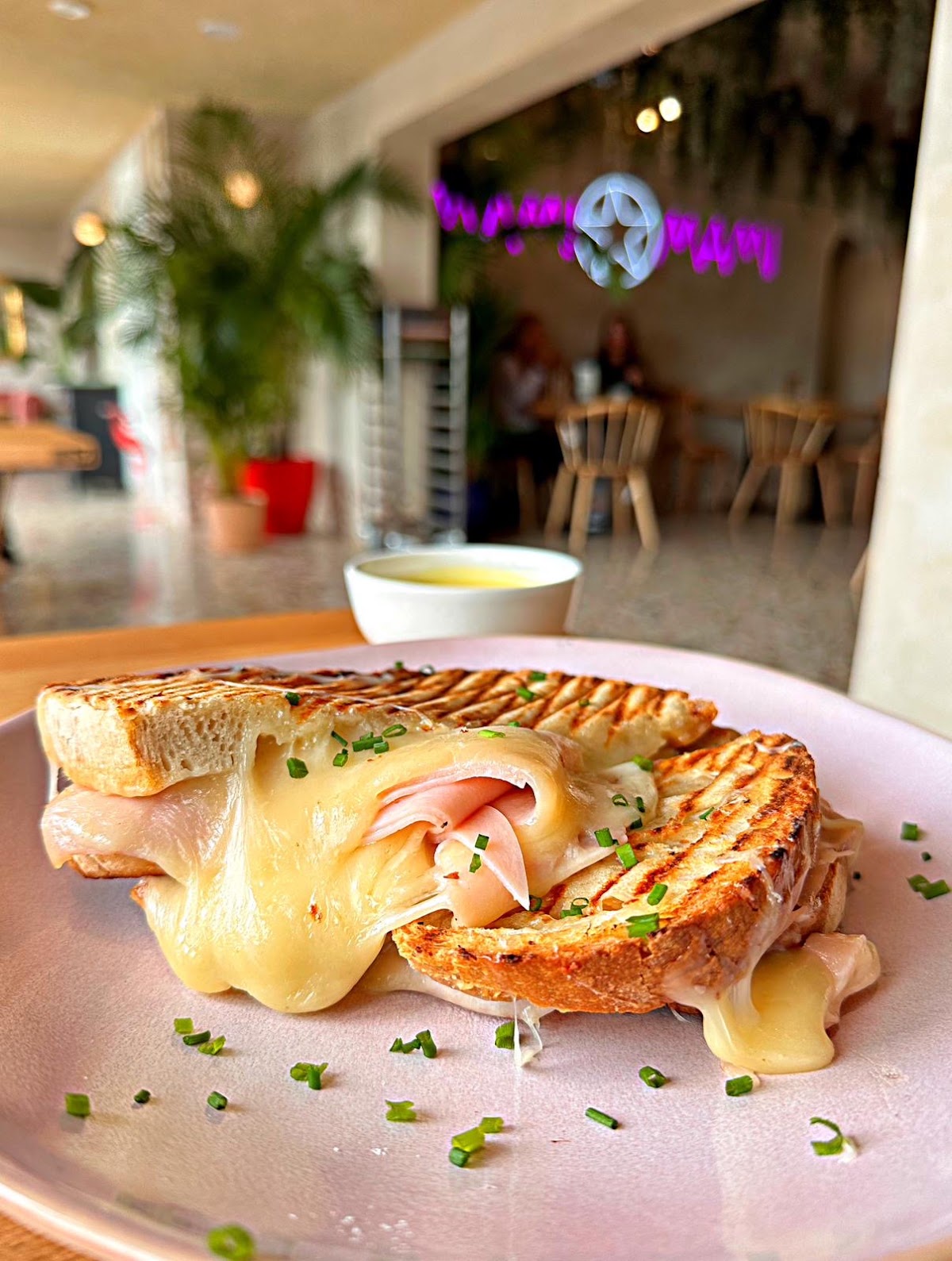 Ham and cheese toastie