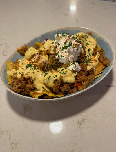 Smoky nachos